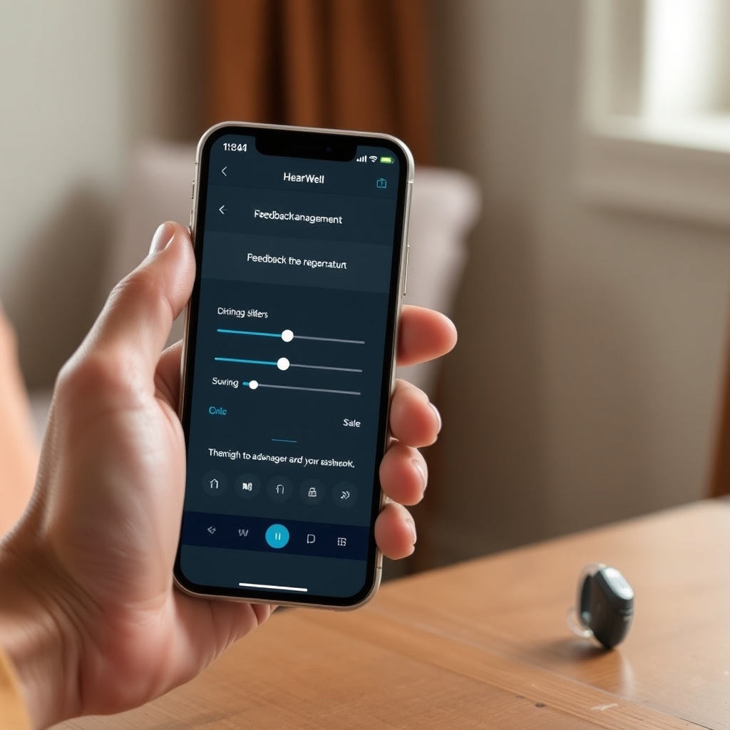 <clean photorealistic photo/illustration showing a user’s hand holding a smartphone with t