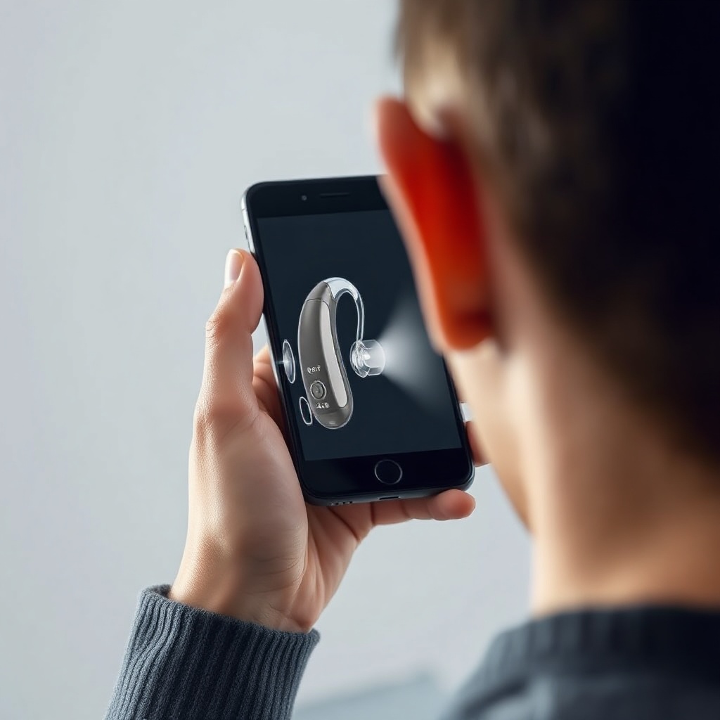 <clean photorealistic photo/illustration of a person holding a smartphone to their ear wit